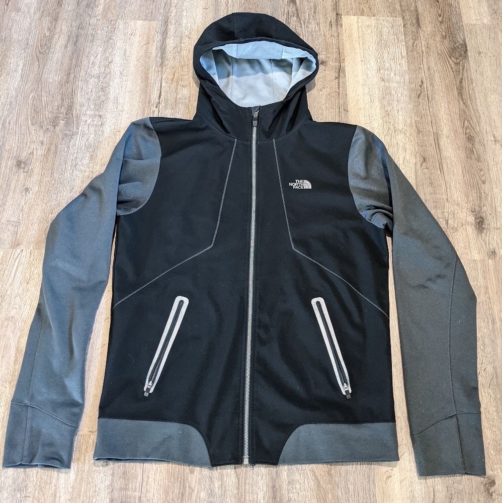 North Face Kilowatt Jacket Black Gray Size Medium